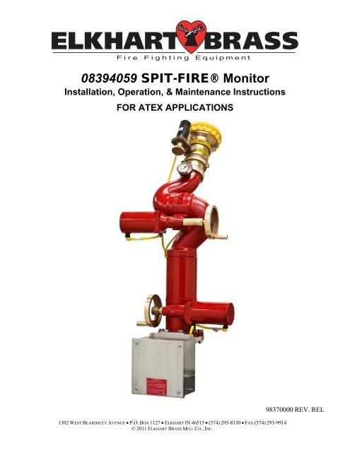 Elkhart Smooth Bore Nozzle Flow Chart