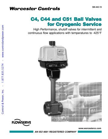 Cryogenic Ball Valves - Control And Power