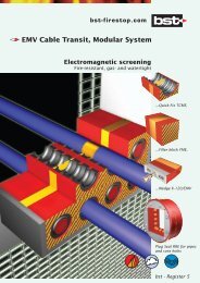 EMV Cable Transit, Modular System - bst-Brandschutztechnik