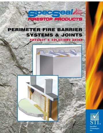 perimeter fire barrier systems & joints product ... - Ncs-stl.com
