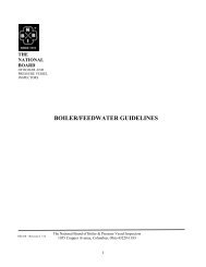 DRAFT BOILER/FEEDWATER GUIDELINES - The National Board of ...