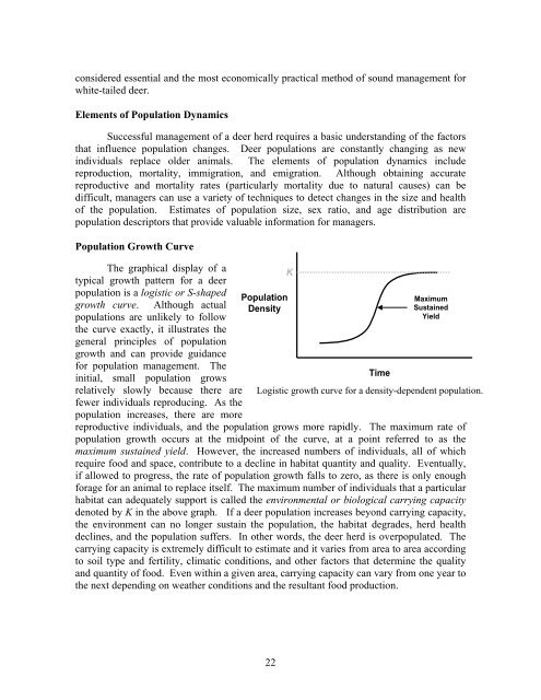 Ecology and management of white-tailed deer in - Florida Fish and ...