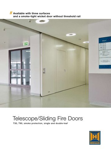 Telescope/Sliding Fire Doors - Garage doors