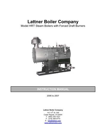 HRT 'Power Plus' - Lattner Boiler Company