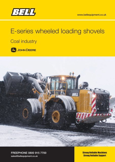 E-series wheeled loading shovels - Bell Equipment