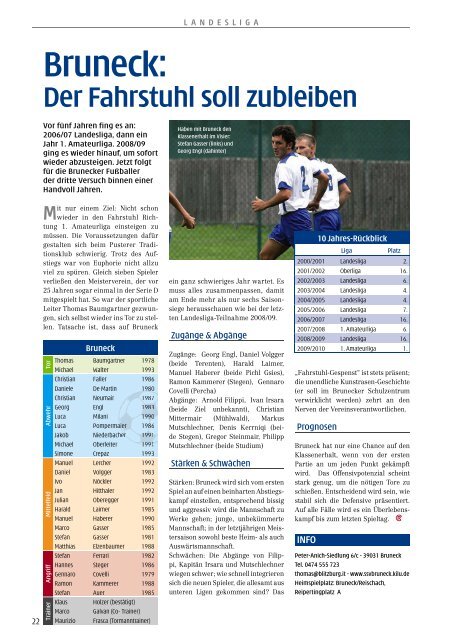 Fußball 2010/11