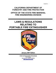 laws & regulations relating to portable fire extinguisher - Office of the ...