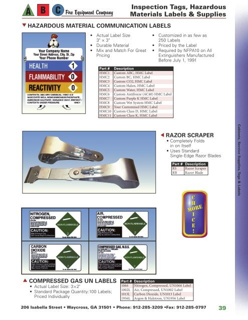 Online Catalog - About ABC Fire Equipment Company