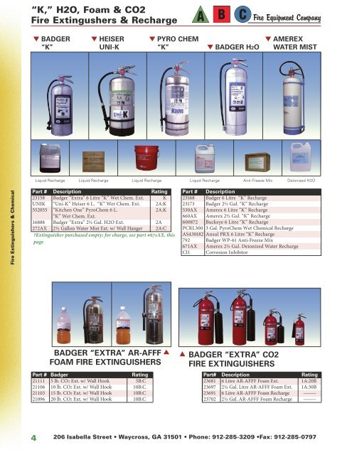 Online Catalog - About ABC Fire Equipment Company