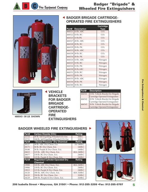 Online Catalog - About ABC Fire Equipment Company