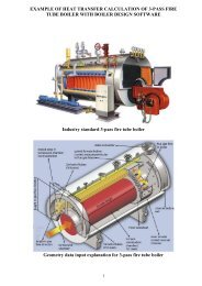 EXAMPLE OF HEAT TRANSFER CALCULATION OF 3-PASS FIRE ...