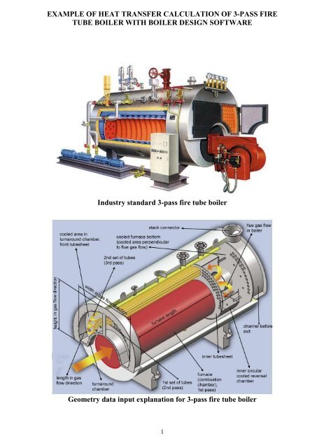 EXAMPLE OF HEAT TRANSFER CALCULATION OF 3-PASS FIRE ...