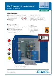 Fire Protection container BMC-X - DENIOS