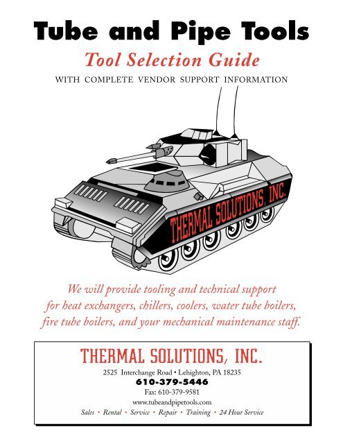 Tube and Pipe Tools - Thermal Solutions, Inc.