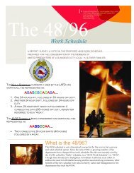 UFLAC 48/96 Work Schedule Report - United Firefighters of Los ...