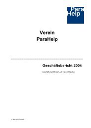 Verein ParaHelp - Paranet