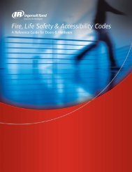Fire, Life Safety & Accessibility Codes - Von Duprin