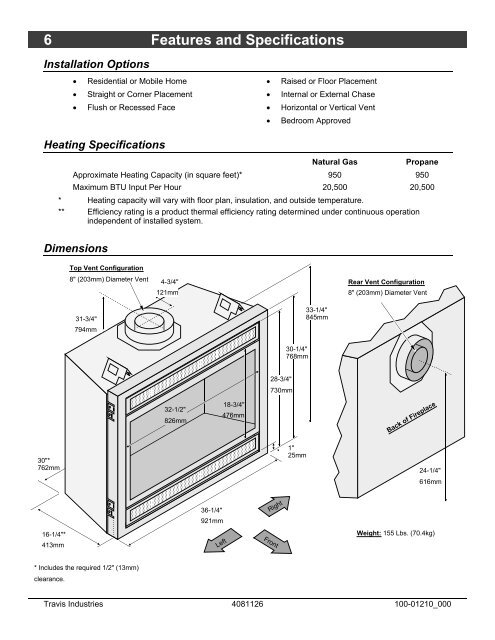 564 SS GreenSmart™ Fireplace - Lopi