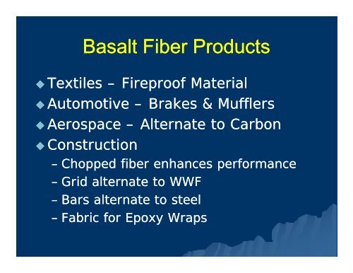 Basalt Fiber Rebar