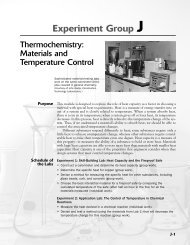 Materials and Temperature Control - UIC Department of Chemistry