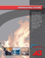 FIREPROOFING SYSTEMS - Carboline