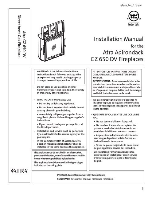 Installation Manual - Jøtul stoves and fireplaces