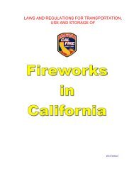 california health & safety code - Office of the State Fire Marshal ...