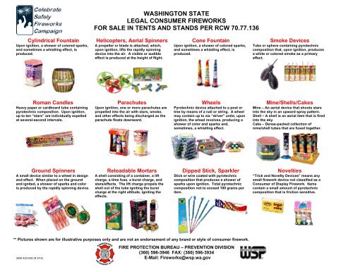 Fireworks Stand List - the Washington State Patrol