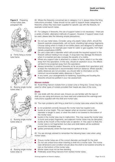 HSG123: Working together on firework displays - Health and Safety ...