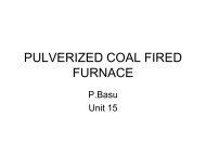 PULVERIZED COAL FIRED FURNACE