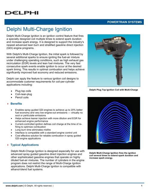Delphi Multi-Charge Ignition