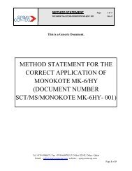 Method statement for the correct application of ... - Structural Steel