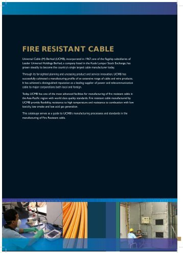 FIRE RESISTANT CABLE - Universal Cable (M)