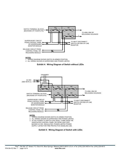 Suppression Disconnect Switch 06-472 - Orr Protection Systems