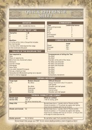 Quick Reference Sheet - Epic-UK