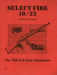 Ruger 10-22 Select Fire Full Auto Conversion - Modern Survival ...