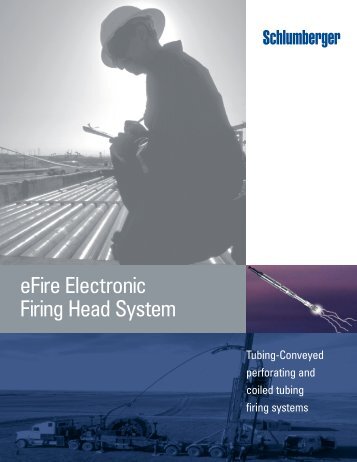 eFire Electronic Firing Head System - Schlumberger