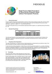 english - Heraeus Precious Metals - Precious Colours