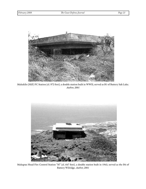 Oahu's 8-inch Naval Turret Batteries 1942-1949 - Personal Page of ...