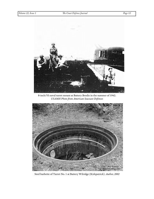 Oahu's 8-inch Naval Turret Batteries 1942-1949 - Personal Page of ...