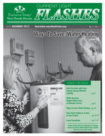 Ways To Save: Water Heating - Westflorida.coop