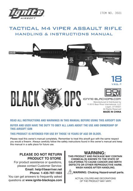 Viper rifle manual - BlackOps
