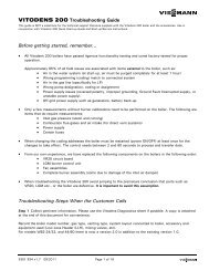 VITODENS 200 Troubleshooting Guide Before getting ... - Viessmann