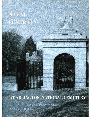 Navy Funerals at Arlington - Quia