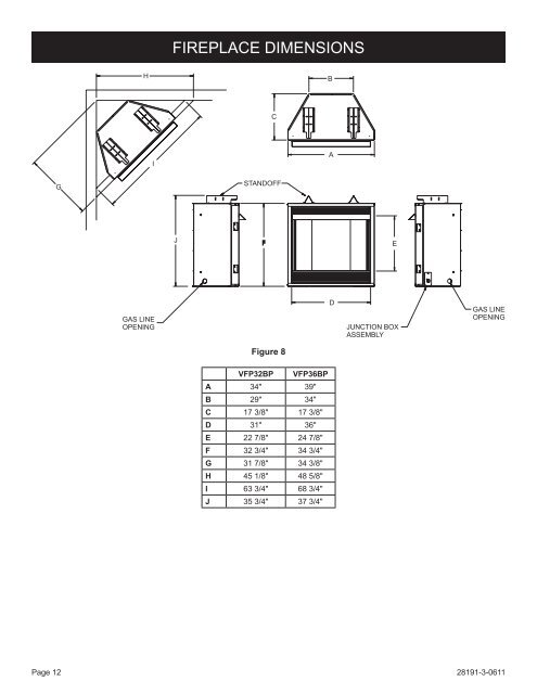 Vail Premium Vent-Free Fireplace Manual - White Mountain Hearth