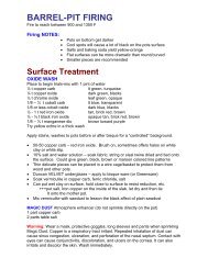 BARREL-PIT FIRING - PCC