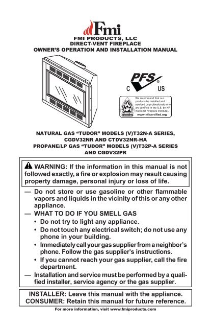 Manual Owners Eng 116646 01 Fmi Customer Care Center