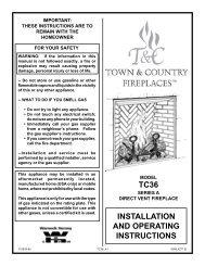 Optional Power Vent Kit Town And Country Fireplaces