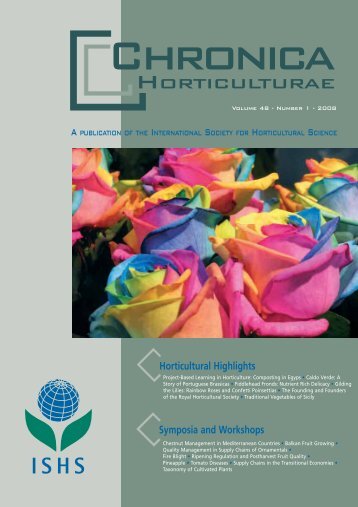 Chronica - Acta Horticulturae