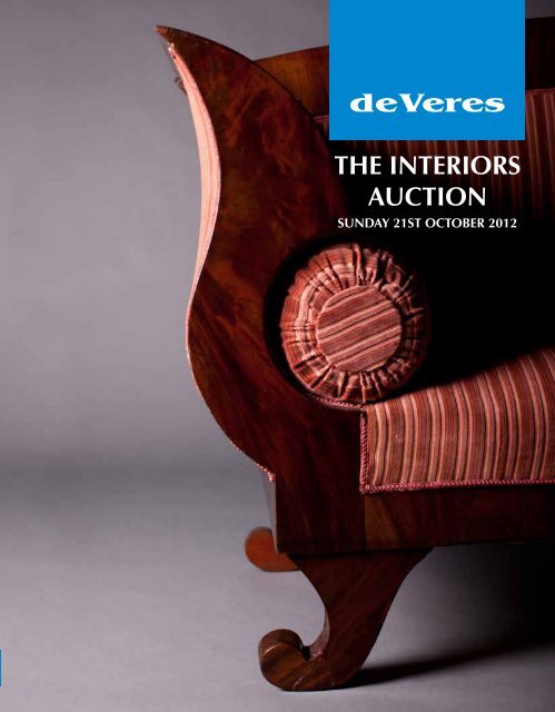 THE INTERIORS AUCTION - deVeres Art Auctions